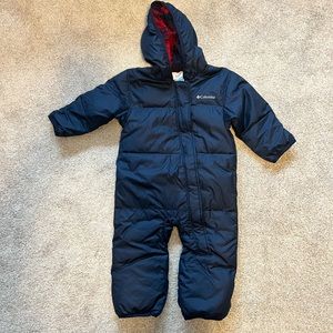 Columbia baby snowsuit with fleece lining